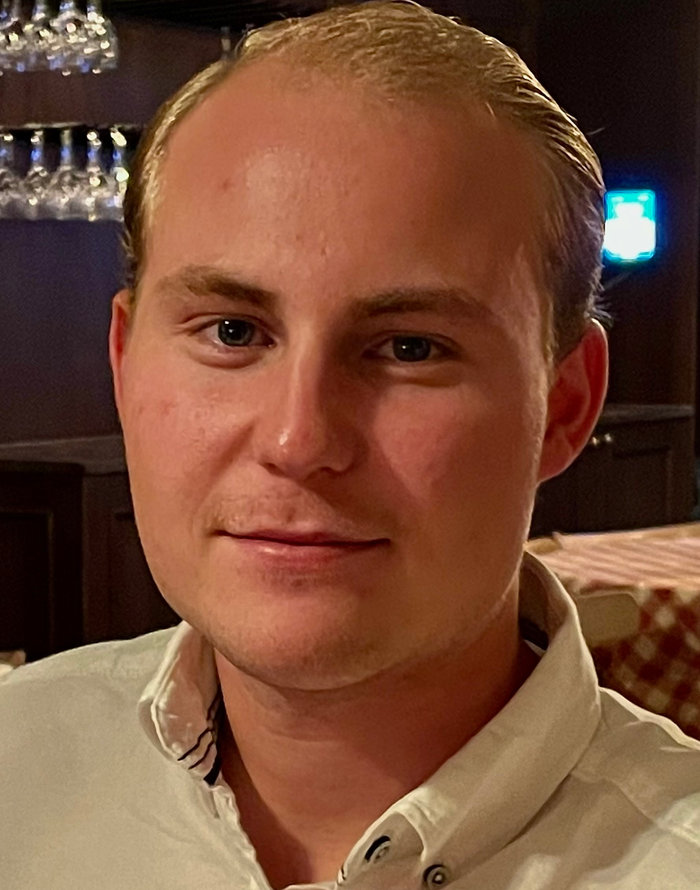 Porträtt av Linus Robertson
